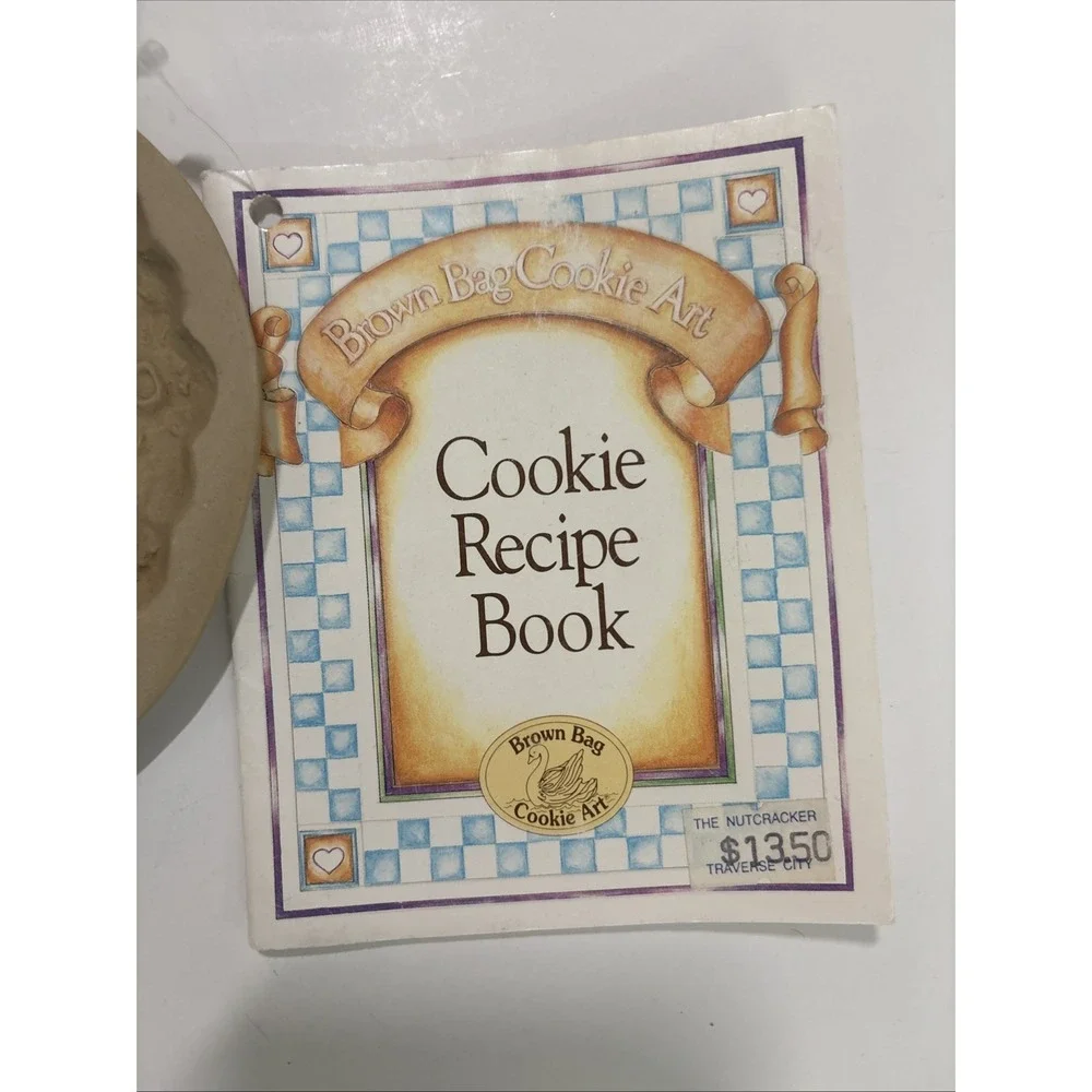 Brown Bag Cookie Art Molds & Recipes 1985  Dove Heart Wedding Anniversary Shower